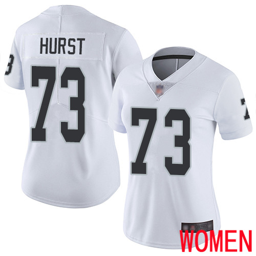Oakland Raiders Limited White Women Maurice Hurst Road Jersey NFL Football #73 Vapor Untouchable Jersey